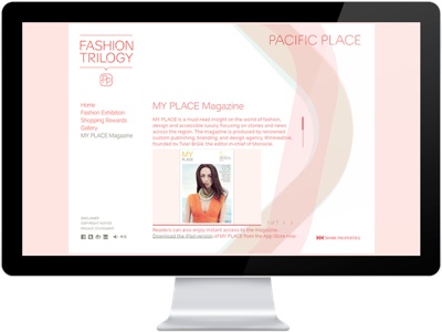 Pacific Place Spring Summer 2012 Website